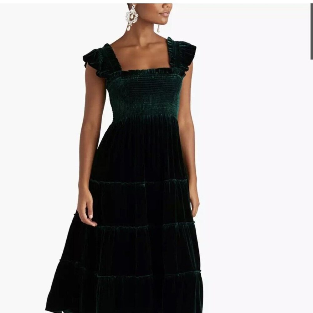 Hillhouse Ellie Nap Dress/ Velvet / Size L